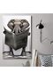 ALAYRA Gynaver Elephant Poster Canvas Wall Art for Bathroom, Funny Graffiti Bedroom Wall Decor, Painting for Living Room, Restroom Picture () Unframe-style-530X45 CM - 5
