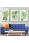 ALAYRA Modern Bohemian Abstract Poster Wall Decoration, Beautiful Botanical Pictures Poster Wall Art, Minimalist Wall Poster Set - Frameless (Wall Picture-01. x 3 Pieces)39X29 CM - 5