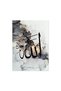 ALAYRA Islamic Wall Pictures, Arabic Wall Pictures, Set of 3 Islamic Art Posters and Prints Canvas Poster Abstract Background Muslim Living Room Pictures (, No Frame, Gold Black)30X40 CM - 3