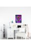 ALAYRA African American Black Girl Woman Wall Decor Gift Art Prints (UNFRAMED ) Teen Tween Girl Room Inspirational Posters - Home, Office, Bedroom, Dorm or Cubicle (Afro Puff Girl)30X40 CM - 2