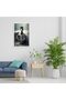 ALAYRA Funny Emu on Bathroom Canvas Wall Art Cute Emu on In Toilet Posters Black and White Animal Prints Painting Maximalist Mid Century Modern Aesthetic Wall Decor for Unframed40.6X61 CM - 5