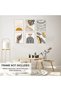ALAYRA Boho Wall Art Prints Set of 6, Mid-Century Modern Prints, Minimalist Gallery Wall Posters for Bedroom Living Room Bathroom Boho Room Decor(8" X 10", Unframed)20X25 CM - 3
