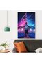 ALAYRA Soccer Sports Messi 30 Signed Poster Printed decorative paintings Fabric Canvas Wall Art Fans61X40.6 CM - 3