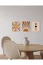 ALAYRA Mid Century Modern Wall Art Boho Wall Decor - Set of 3 Sun Art Print Boho Wall Prints Mid Century Decor | Boho Posters and Prints Moon Wall Art Mid Century Modern Decor |20X25 CM - 4