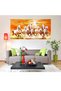 ALAYRA British Terminal Lucky Seven Horses Running at Sunrise ll 7 Horse vastu Vinyl Sticker Canvas Wall Artll 20stjican21150X100 CM - 4