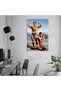 ALAYRA Arnold Schwarzenegger and Franco Columbu Pose at Venice Beach Poster Decorative Painting Canvas Wall Art Living Room Posters Bedroom Painting ()45.7X30.5 CM - 5