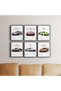 ALAYRA Car Posters for Men Car Wall Art - Unframed Prints - Wall Art for Men, Wall Decor for Men, Car Room Decor - Car Wall Decor, Car Decor for Room, Car Posters for Room20X25 CM - 3