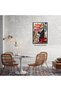 ALAYRA Banksy Canvas Wall Art Monkey - Follow Your Dreams - Street Graffiti Art Print Gorilla Poster for Home Decor Unframed61X40.6 CM - 3