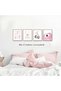 ALAYRA Pink Coquette Trendy Preppy Wall Art Prints Set of 4, Coquette Room Decor, Preppy Room Decor Aesthetic, Pink Bow Disco 8 Ball Cherry Wall Decor Posters for Girls Bedroom20X25 CM - 2