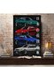 ALAYRA JDM Japanese Car Poster Legends Essential Classic Canvas Wall Print Art Living Room Wall Decor Artwork Paintings for Bathroom Decor 16"X24" No Frame61X40.6 CM - 2