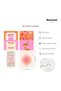 ALAYRA Preppy Wall Art Pink Orange Wall Decor Trendy Canvas Wall Art Aesthetic Pictures Girl Posters Inspirational Daily Affirmation Prints Lucky You Hearts Artwork Set of 6 for30X40 CM - 2