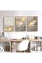 ALAYRA Islamic Canvas Wall Art Decoration Poster, 3 Arabic Calligraphy Art Decoration Printed Poster, Living Room Picture Modern Wall Decoration Picture, Frameless (Style 9, x 3)30X40 CM - 3