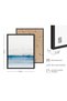 ALAYRA Landscape Painting - Set of 4 Nature Posters, Abstract Painting, Poster Nature Landscape Art, Blue Artwork Nature, Serene Pictures, Nature Paintings For Living Room30X40 CM - 3