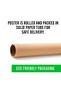 ALAYRA The Dwight Bamboo Rolled Poster ( , Multicolour)48.3X33 CM - 3