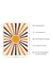 ALAYRA Mid Century Modern Wall Art Sun - | Boho Posters Prints Wall Art Mid Century Modern Print Sun Art Print Boho Pictures for Wall Boho Art Boho Prints | UNFRAMED 12” x 16”40.6X40.6 CM - 2