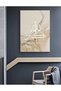 ALAYRA Islamic Arabic Calligraphy Canvas Painting, Marble Background Allah Islamic Pictures Poster Decoration, No Frame (Islam - Golden 1, 3 Pieces, )20X30 CM - 3