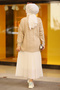Oversize Women's Hijab Knitwear Cardigan Stone - 5