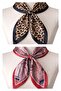 2-piece satin bandana set - satin scarf & satin bag accessory - custom pattern bandana 45x50 cm
