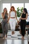 Single Color 1 Set Sleeveless No Pocket Fleece Bottom Top Pajama Set - 3
