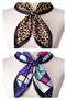 2-piece satin bandana set - satin scarf & satin bag accessory - custom pattern bandana 45x50 cm