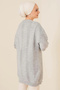 Women's Knitwear Buttoned Front Knitted Cardigan Gray - 3