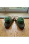 Green Women's House Slippers Winter Slippers - 2