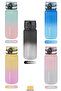 650ml New Double Color Leak-Proof Bpa-Free Motivational Tritan Water Bottle with Lockable Lid - 7