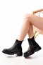 Zri̇n812-2137 Premium Black Elastic Daily Women's Boots - 3