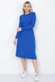 Women's Knitwear Pleated Skirt Hair Braided Sweater Set Oversize Blue - 3
