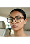 Leopard 53 Ekartman Square Bone Transparent Women Men Unisex Blue Light Protection Screen Goggle Glasses - 2