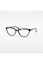 Brown Cat Eye Bone Transparent Women Men Unisex Blue Light Protection Screen Goggle Glasses - 4
