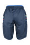 Men's Swim Shorts with 2 Zipper Pockets Cotton Water Absorbent Lining Navy Blue K-195 - 4