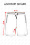 Men's Swim Shorts with 2 Zipper Pockets Cotton Water Absorbent Lining Anthracite Bs-229 - 6
