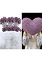 Heart Pillow Puffy Material 3 Pieces Puffy 437 Lavender and 400Gr. Bead Fiber Set