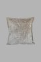 Cushion Cover - Imported Velvet 45X45 cm Decorative Home Accessory Beige - 4