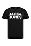 Jack jones men's crew neck t-shirt with text 12151955