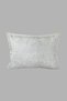 Throw Pillow Cover - Set of 3 Imported Velvet 45X45 cm and 35X50 cm Decorative Home Accessory White - 8