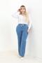 ELASTIC BOWL LEG PANTS - 5
