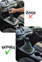 Yellow Navy Blue Long Furry Plush Car Gear Shift Boot Tassel |   Soft Textured |   Compatible with All Vehicles - 5