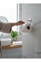 Bathroom and Wc Adhesive Stainless Covered Wc Toilet Roll Holder Economical - 5
