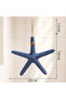 Starfish Hanging Wall Decor Coastal Themed Hanging Ornament for Home, Bathroom - 2