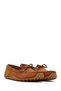 Women's Tan Winter Shoes,Tasseled Suede Genuine Leather Loafer 25Wfd350210 - 3