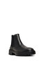 Men's Black Leather Chelsea Boots 25Wfd671818 - 7