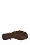 Women's Brown Flip Flops Leather Sandals 25Sfd270118 - 4