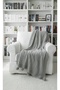 Pompom Over-The-Knee Blanket -Tv Blanket -Shawl -Woven Sofa Cover