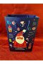 Navy Blue Santa Claus Christmas Gift Cardboard Bag - 3