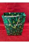 Green Christmas Gift Cardboard Bag - 3