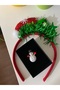 New Year's Crown with Sequins, Bell, and Stars - Christmas Set with Santa Claus, Dog, Deer, Snowman