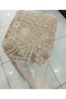 Dantel Anglez Table Cloth 160X250 cm Machine Work Beige Color - 3