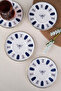 Plate House Porcelain Acem Zade Navy Blue Tea Plate 12,5cm Set of 4 - 2